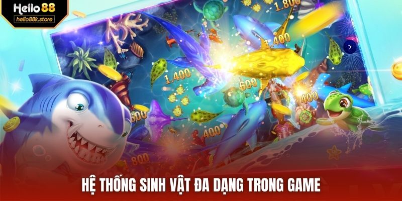 Hệ thống sinh vật đa dạng trong game