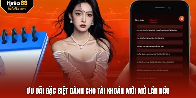 Ưu đãi đặc biệt dành cho tài khoản mới mở lần đầu