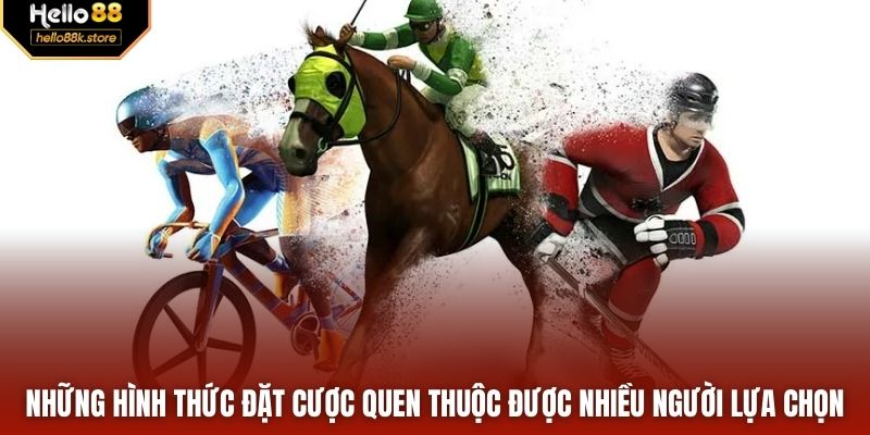 Những hình thức đặt cược quen thuộc được nhiều người lựa chọn